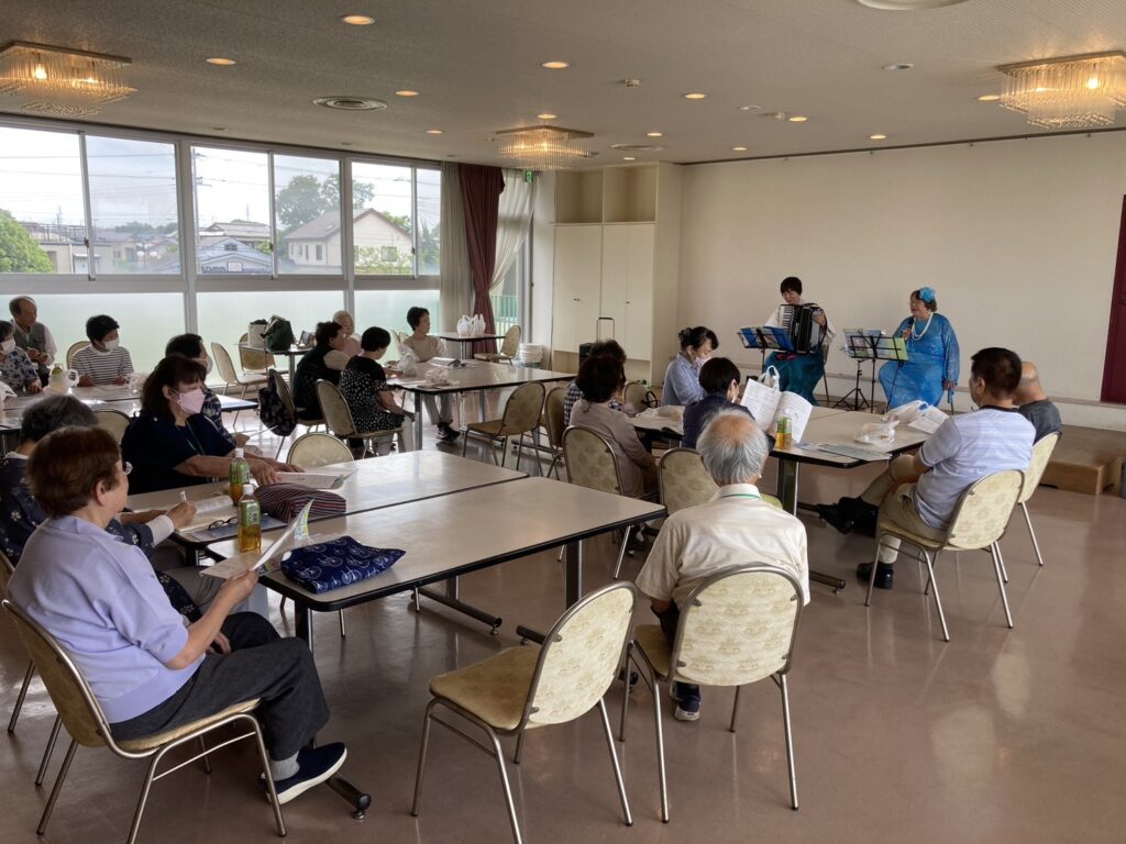 ２０２４年６月２０日昭和地区社協「いきすこ昭和」が開催されました。ぶらんこが担当しました。