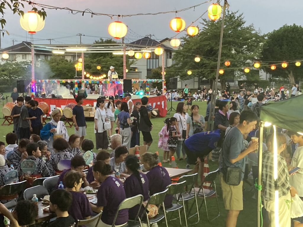 2025年8月14日袖ケ浦市代宿区盆踊り大会
