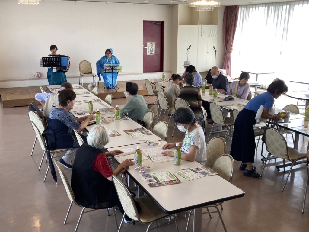 2025年9月3日（水）、袖ケ浦「うたごえサロン」が開かれました。ぶらんこ