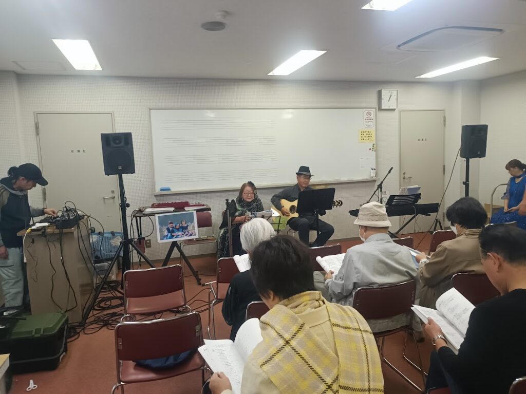2025年10月11日　「ひこうき雲うたごえサロン木更津」　（木更津市総合福祉会館）