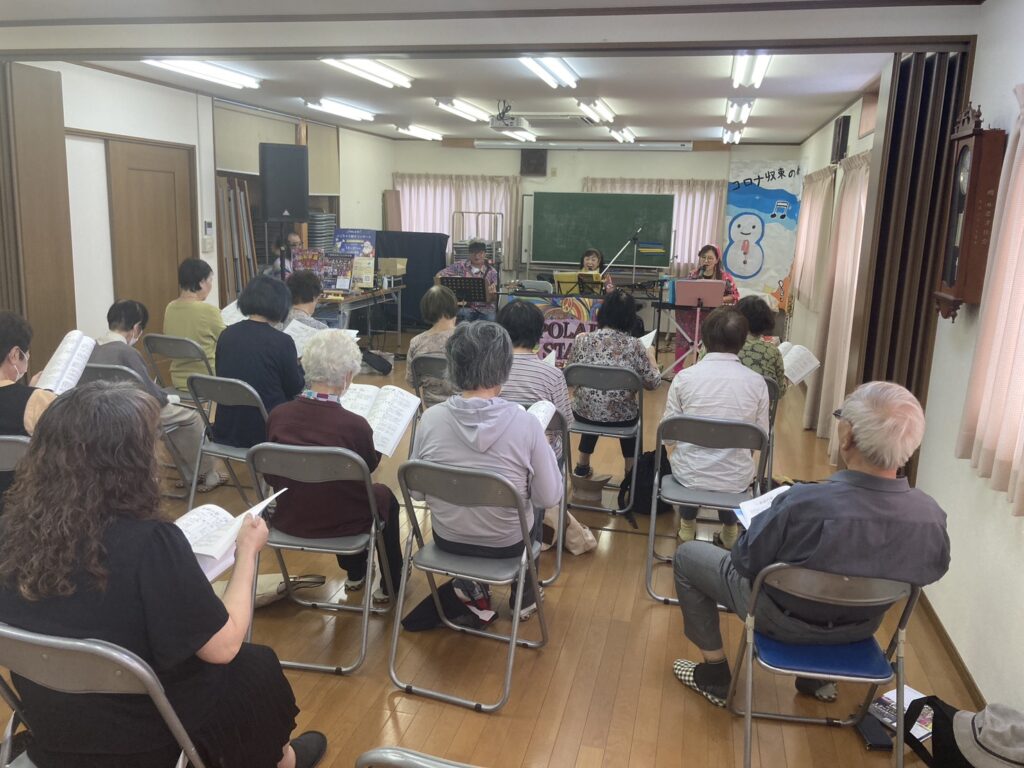 10月9日 袖ケ浦市福王台自治会「うたごえサロン」