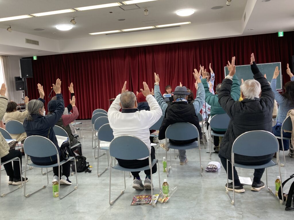 新年最初のそでがうら歌声サロンは、フィオーレのお二人の出演で開催しました。