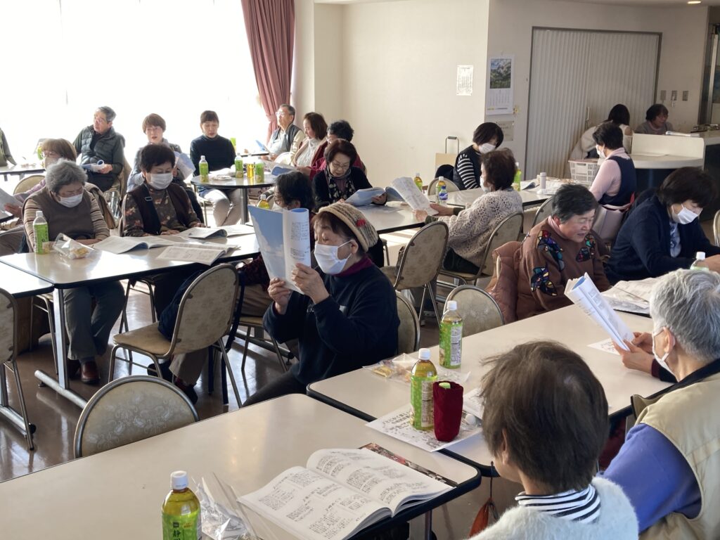 3月4日（水）、袖ヶ浦歌声サロン