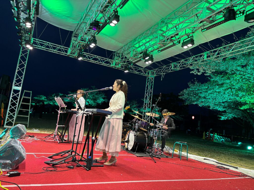 2026年4月4日千葉市鷹の台の地元の桜祭り