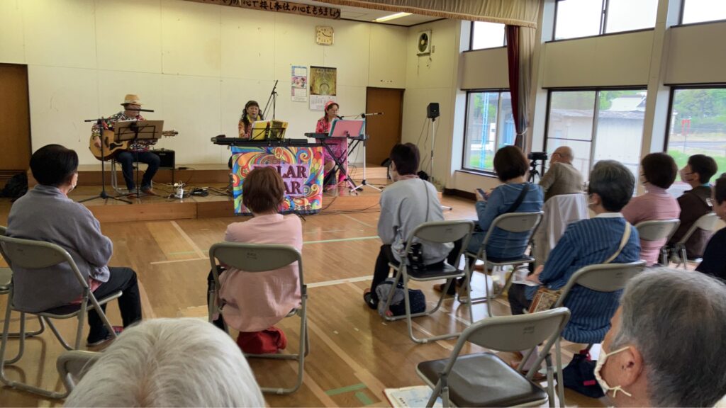 2026年4月23日、袖ヶ浦市高須会館にて、ポーラスターが招かれて「歌声の会」を開催