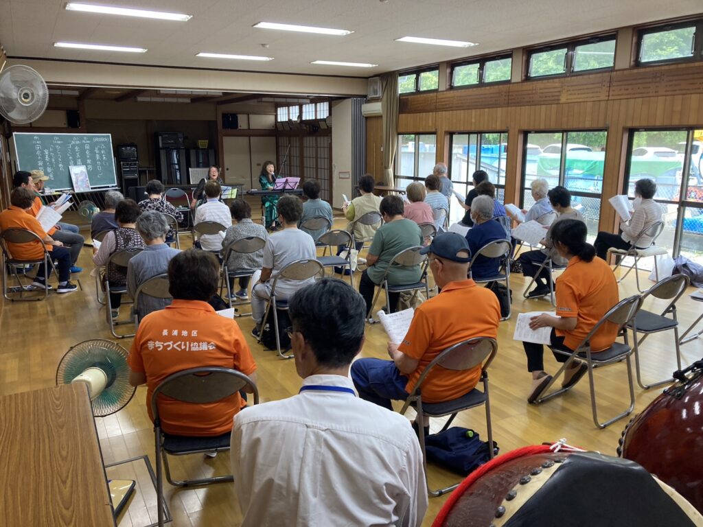 6月18日（木）、長浦地区社協・久保田サロンに「tutti」