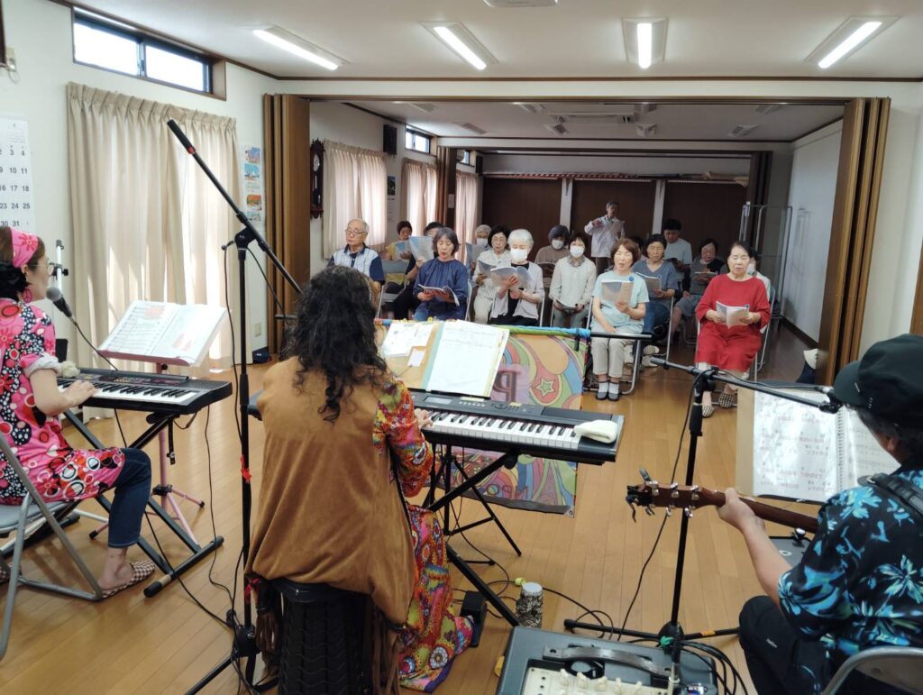 7月9日 福王台歌声の会にポーラスターが出演